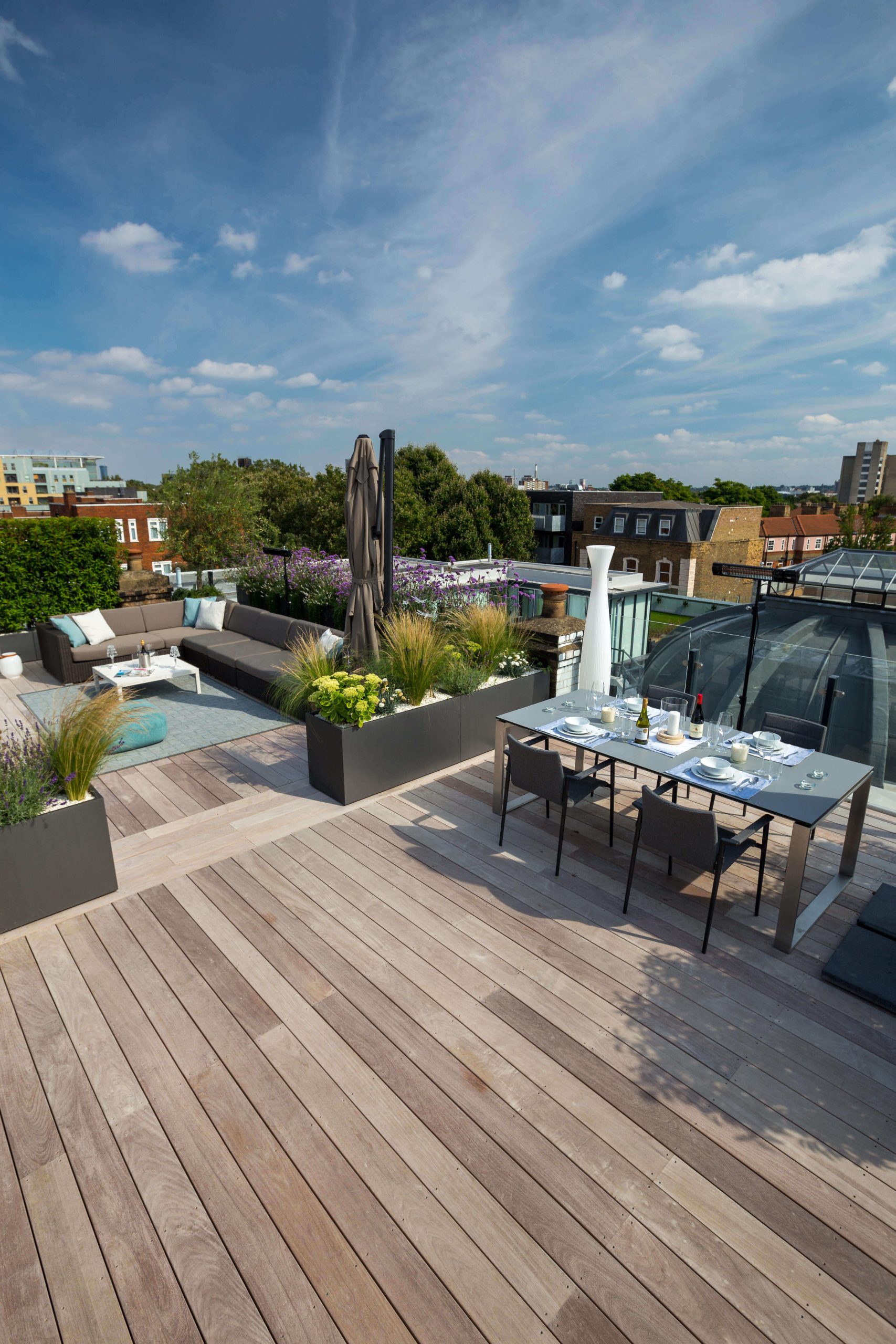 Roof Terrace Garden Builders Sidcup DA15/DA14